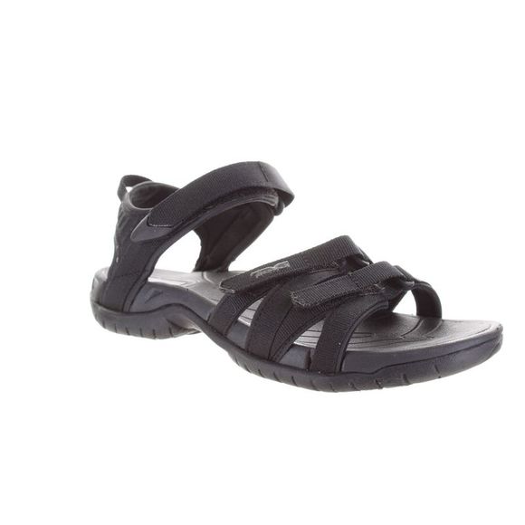 Teva Womens Tirra Black/Black Sport Sandals Size 7 Medium (B, M) - Picture 2 of 4